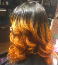Load image into Gallery viewer, Flamez Premium OMBRE Hair/3-BUNDLE DEALS/2 Textures to Choose From
